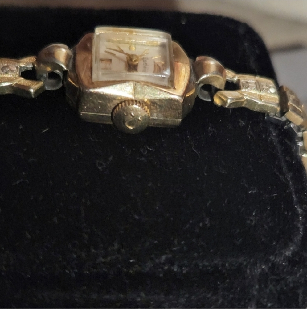 Antique Zodiac Gold Women's Watch Vintage - Picture 6 of 11